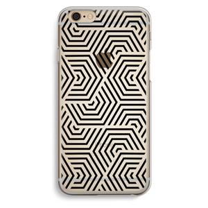 CaseCompany Magic pattern: iPhone 6 / 6S Transparant Hoesje