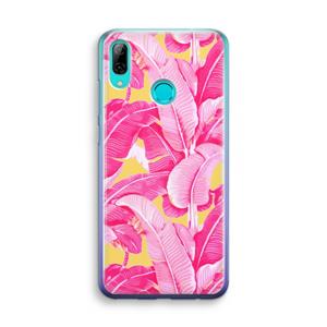 CaseCompany Pink Banana: Huawei P Smart (2019) Transparant Hoesje