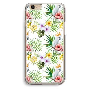 CaseCompany Gele kuif: iPhone 6 / 6S Transparant Hoesje