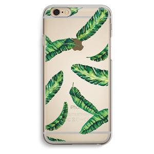CaseCompany Lange bladeren: iPhone 6 / 6S Transparant Hoesje