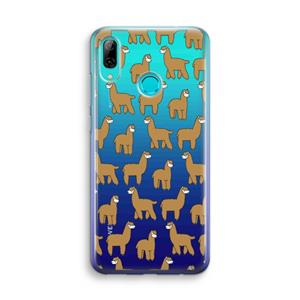 CaseCompany Alpacas: Huawei P Smart (2019) Transparant Hoesje