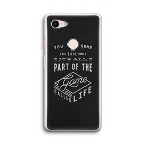 CaseCompany Life: Google Pixel 3 Transparant Hoesje