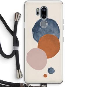 CaseCompany Geo #4: LG G7 Thinq Transparant Hoesje met koord