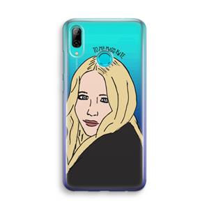 CaseCompany Mary Kate: Huawei P Smart (2019) Transparant Hoesje
