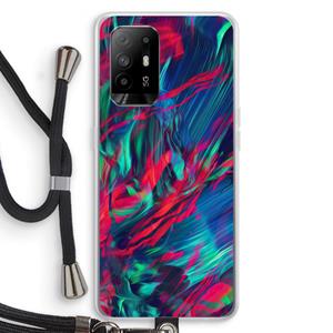 CaseCompany Pilgrims Of The Sea: Oppo A94 5G Transparant Hoesje met koord