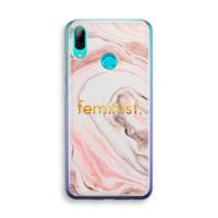 CaseCompany Feminist: Huawei P Smart (2019) Transparant Hoesje