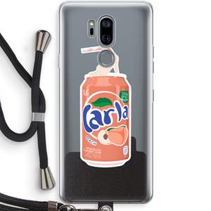 CaseCompany S(peach)less: LG G7 Thinq Transparant Hoesje met koord