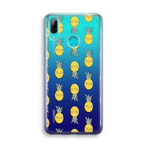 CaseCompany Ananas: Huawei P Smart (2019) Transparant Hoesje