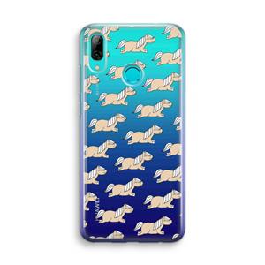 CaseCompany Ponys: Huawei P Smart (2019) Transparant Hoesje