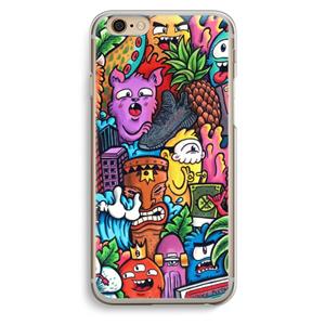 CaseCompany Vexx Mixtape: iPhone 6 / 6S Transparant Hoesje