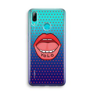 CaseCompany Yolo Denise: Huawei P Smart (2019) Transparant Hoesje