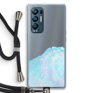 CaseCompany Fantasie pastel: Oppo Find X3 Neo Transparant Hoesje met koord