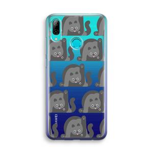 CaseCompany Cats: Huawei P Smart (2019) Transparant Hoesje