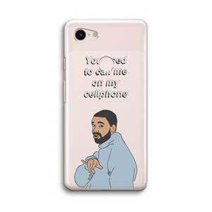 CaseCompany Hotline bling: Google Pixel 3 Transparant Hoesje