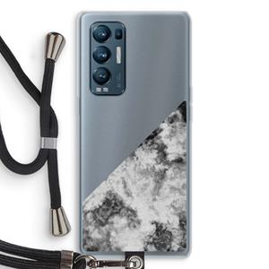 CaseCompany Onweer: Oppo Find X3 Neo Transparant Hoesje met koord