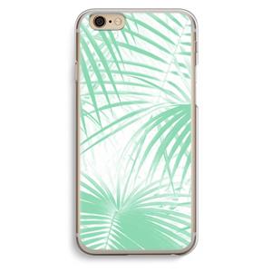 CaseCompany Palmbladeren: iPhone 6 / 6S Transparant Hoesje