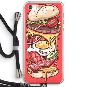 CaseCompany Diet Coke Please: iPhone 5 / 5S / SE Transparant Hoesje met koord