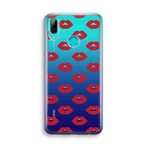 CaseCompany Lips: Huawei P Smart (2019) Transparant Hoesje