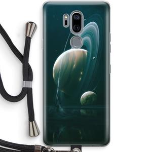 CaseCompany Mercurius: LG G7 Thinq Transparant Hoesje met koord