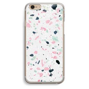 CaseCompany Terrazzo N°3: iPhone 6 / 6S Transparant Hoesje
