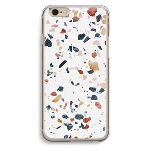 CaseCompany Terrazzo N°4: iPhone 6 / 6S Transparant Hoesje