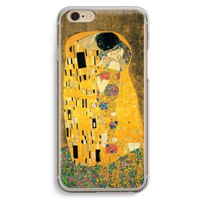 CaseCompany Der Kuss: iPhone 6 / 6S Transparant Hoesje