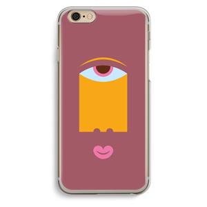 CaseCompany Mono V: iPhone 6 / 6S Transparant Hoesje
