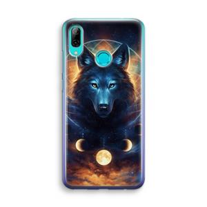 CaseCompany Wolf Dreamcatcher: Huawei P Smart (2019) Transparant Hoesje