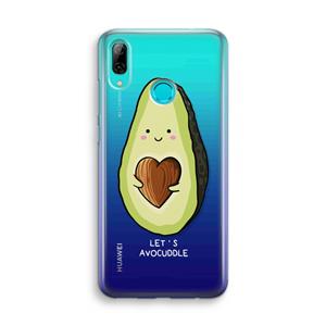 CaseCompany Avocuddle: Huawei P Smart (2019) Transparant Hoesje