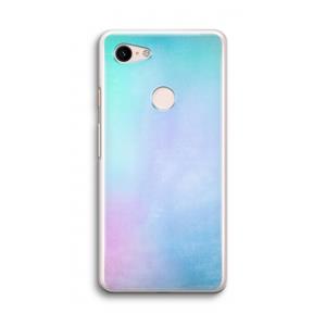 CaseCompany mist pastel: Google Pixel 3 Transparant Hoesje