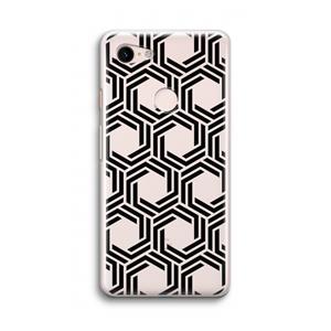 CaseCompany Geometrisch patroon: Google Pixel 3 Transparant Hoesje