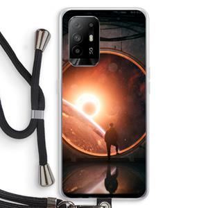 CaseCompany Ephemeral: Oppo A94 5G Transparant Hoesje met koord