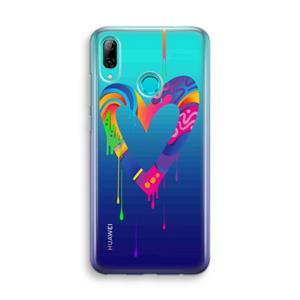 CaseCompany Melts My Heart: Huawei P Smart (2019) Transparant Hoesje