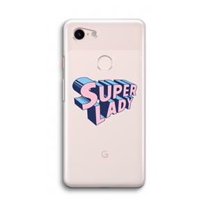 CaseCompany Superlady: Google Pixel 3 Transparant Hoesje