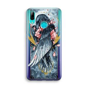 CaseCompany Golden Raven: Huawei P Smart (2019) Transparant Hoesje