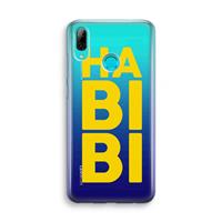 CaseCompany Habibi Blue: Huawei P Smart (2019) Transparant Hoesje