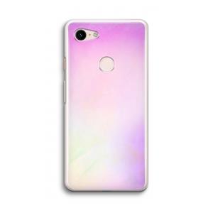 CaseCompany Flow mist pastel: Google Pixel 3 Transparant Hoesje
