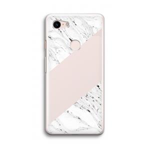 CaseCompany Biggest stripe: Google Pixel 3 Transparant Hoesje