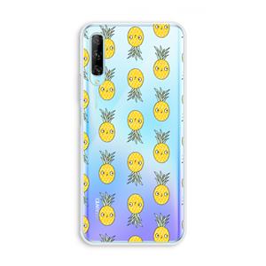 CaseCompany Ananas: Huawei P Smart Pro Transparant Hoesje