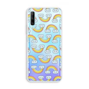 CaseCompany Regenboog: Huawei P Smart Pro Transparant Hoesje