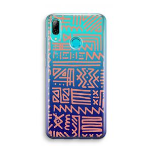 CaseCompany Marrakech Pink: Huawei P Smart (2019) Transparant Hoesje