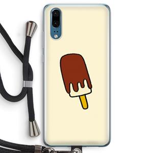 CaseCompany Frisco: Huawei P20 Transparant Hoesje met koord