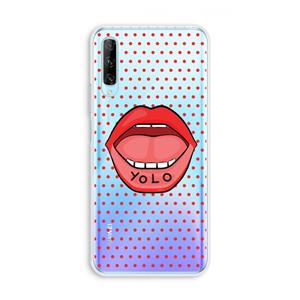 CaseCompany Yolo Denise: Huawei P Smart Pro Transparant Hoesje