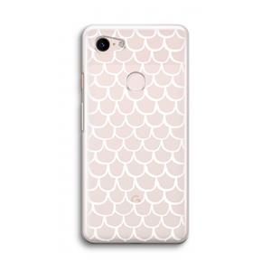 CaseCompany Dakpannetjes: Google Pixel 3 Transparant Hoesje