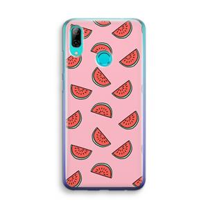 CaseCompany Watermeloen: Huawei P Smart (2019) Transparant Hoesje