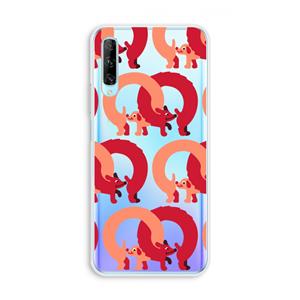 CaseCompany Dogs: Huawei P Smart Pro Transparant Hoesje