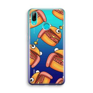 CaseCompany Hamburger: Huawei P Smart (2019) Transparant Hoesje