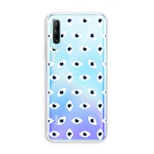 CaseCompany Eyes pattern: Huawei P Smart Pro Transparant Hoesje