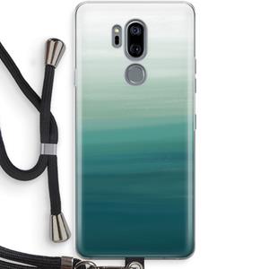CaseCompany Ocean: LG G7 Thinq Transparant Hoesje met koord