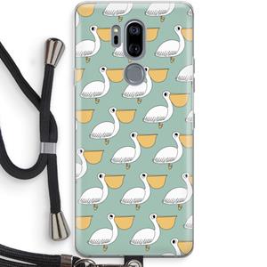 CaseCompany Pelican: LG G7 Thinq Transparant Hoesje met koord